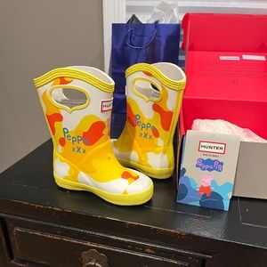 Hunter Peppa Pig Rainboots Little Girls Size 6